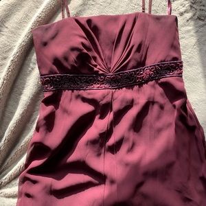 Burgundy/Wine Bridesmaid Dress